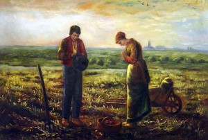 "The Angelus" by Jean Francois Millet 
